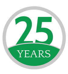 Horizon Hospitality 25-years logo